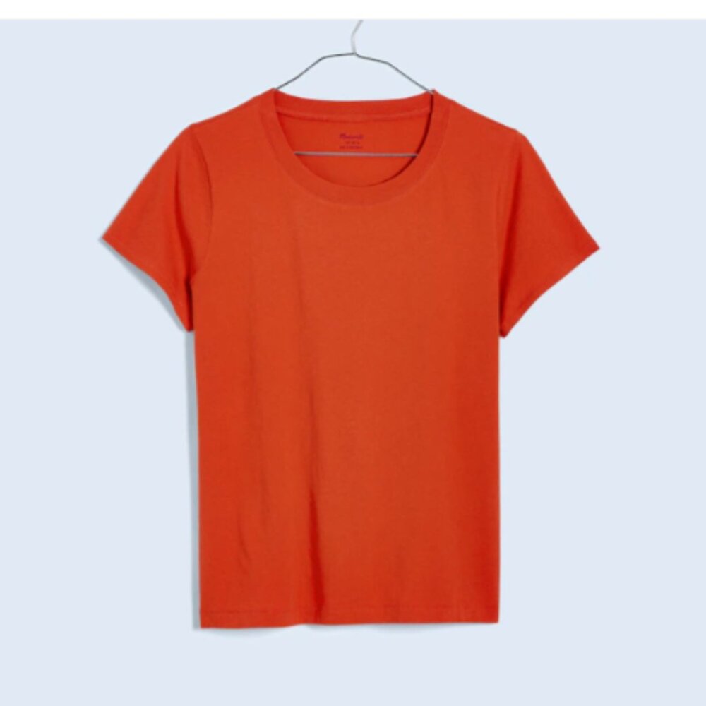 Madewell Northside Vintage Tee -Burnt Orange